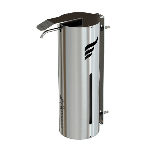 astreea® Wall Desinfektionsspender aus Edelstahl mit 1,0L Kanister