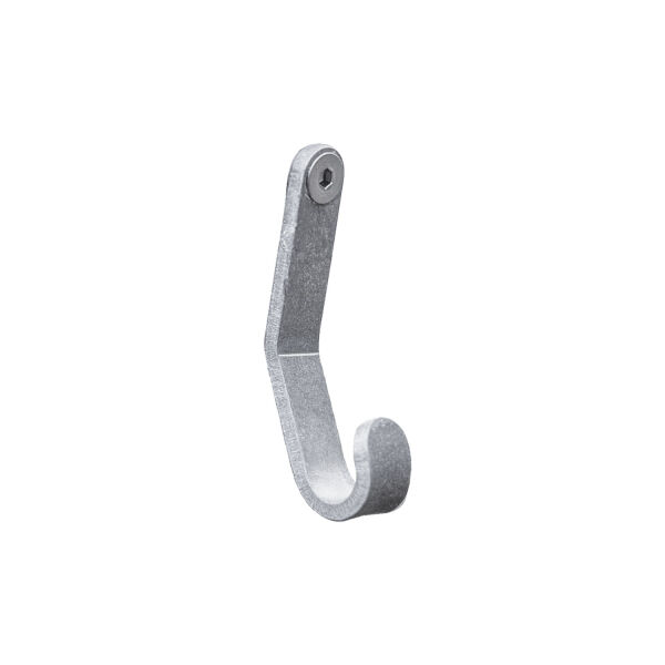 Aluminium-Kleiderhaken + Schraube M4x10 je 2x